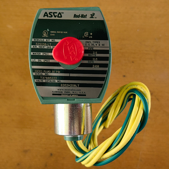 ASCO低溫管道式電磁閥8262H208LT 
